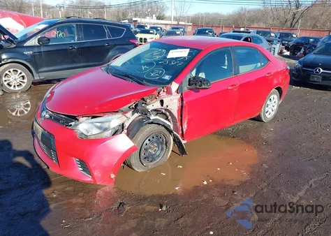 2015 Toyota Corolla Le z USA, uszkodzony, nr VIN 2T1BURHE7FC325387